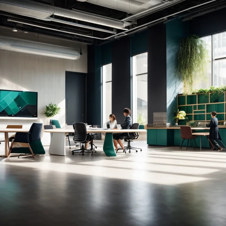 Group of professionals collaborating in a workshop setting